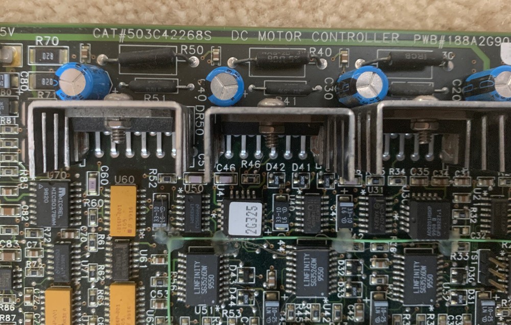 Scitex dolvev 4presss DC Motor Control Board - Used