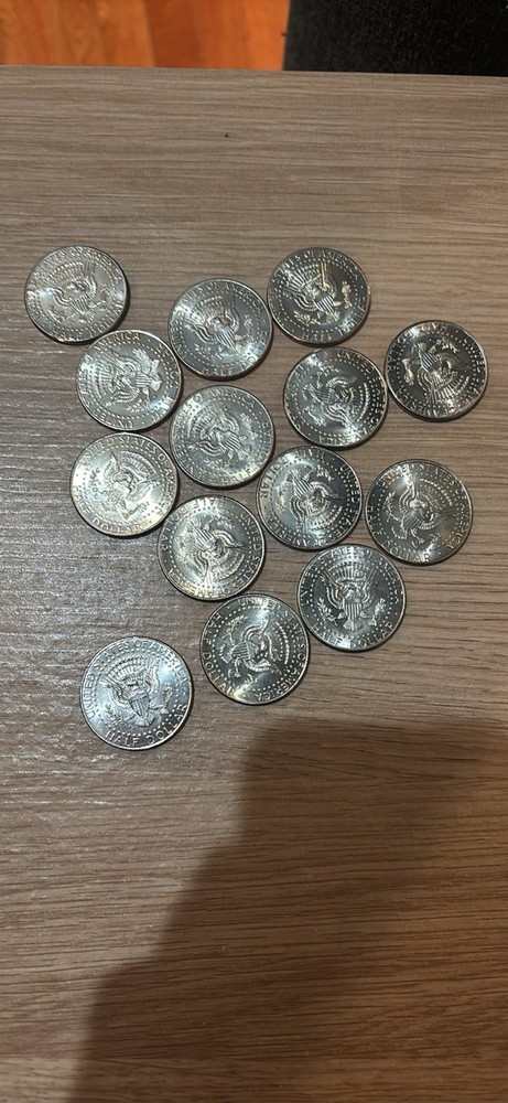 Vietnam War Painted Half Dollar Coins