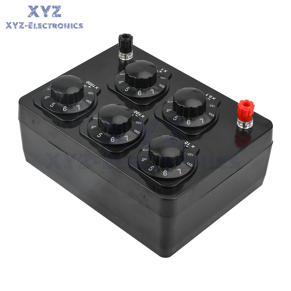0-9999.9 Ohm Variable Resistance Box Decade Resistor For Physical Resistance Box