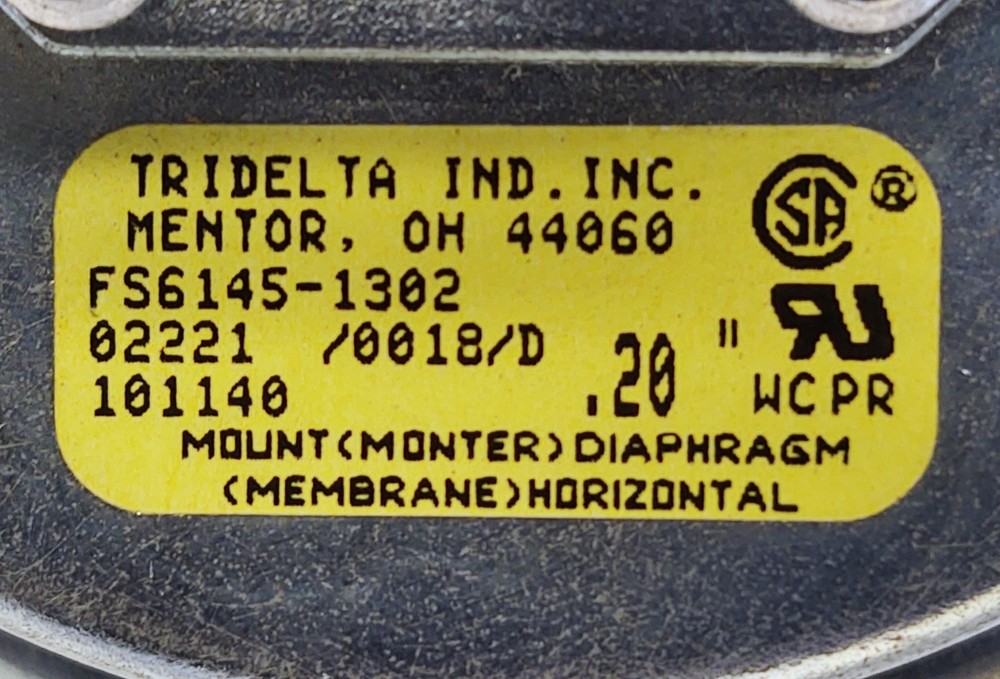 Tridelta FS6145-1302 Pressure Switch