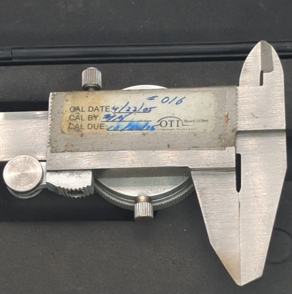 Aerospace 0-6" Shockproof Dial Caliper .001" with Hard Case