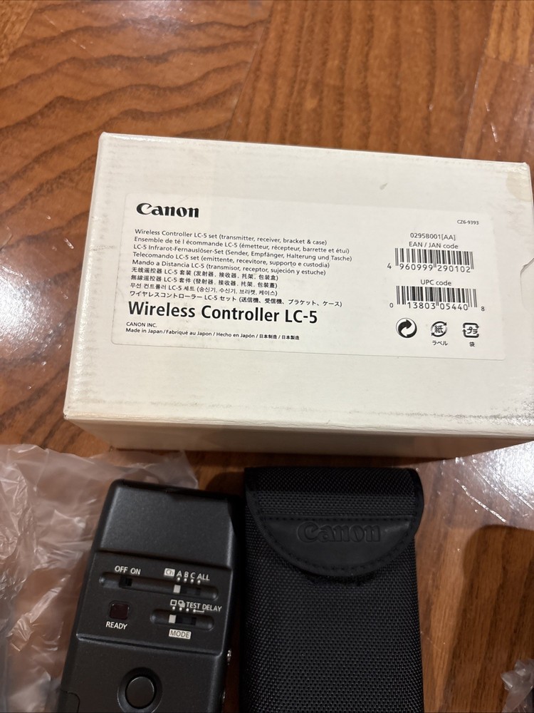 Canon Wireless Controller LC-5 (Transmitter, Receiver, Bracket, Case) New