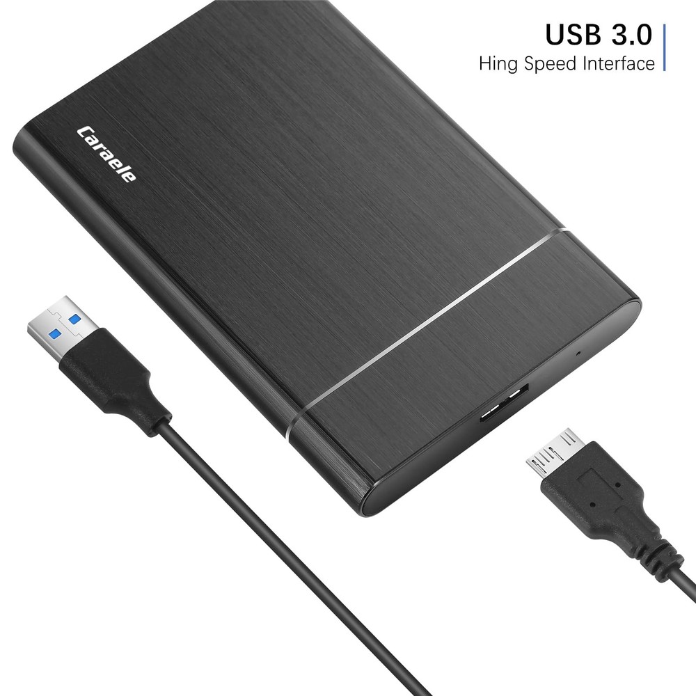 500GB Portable External Hard Drive USB3.0 Mobile HDD Storage for PC, Mac