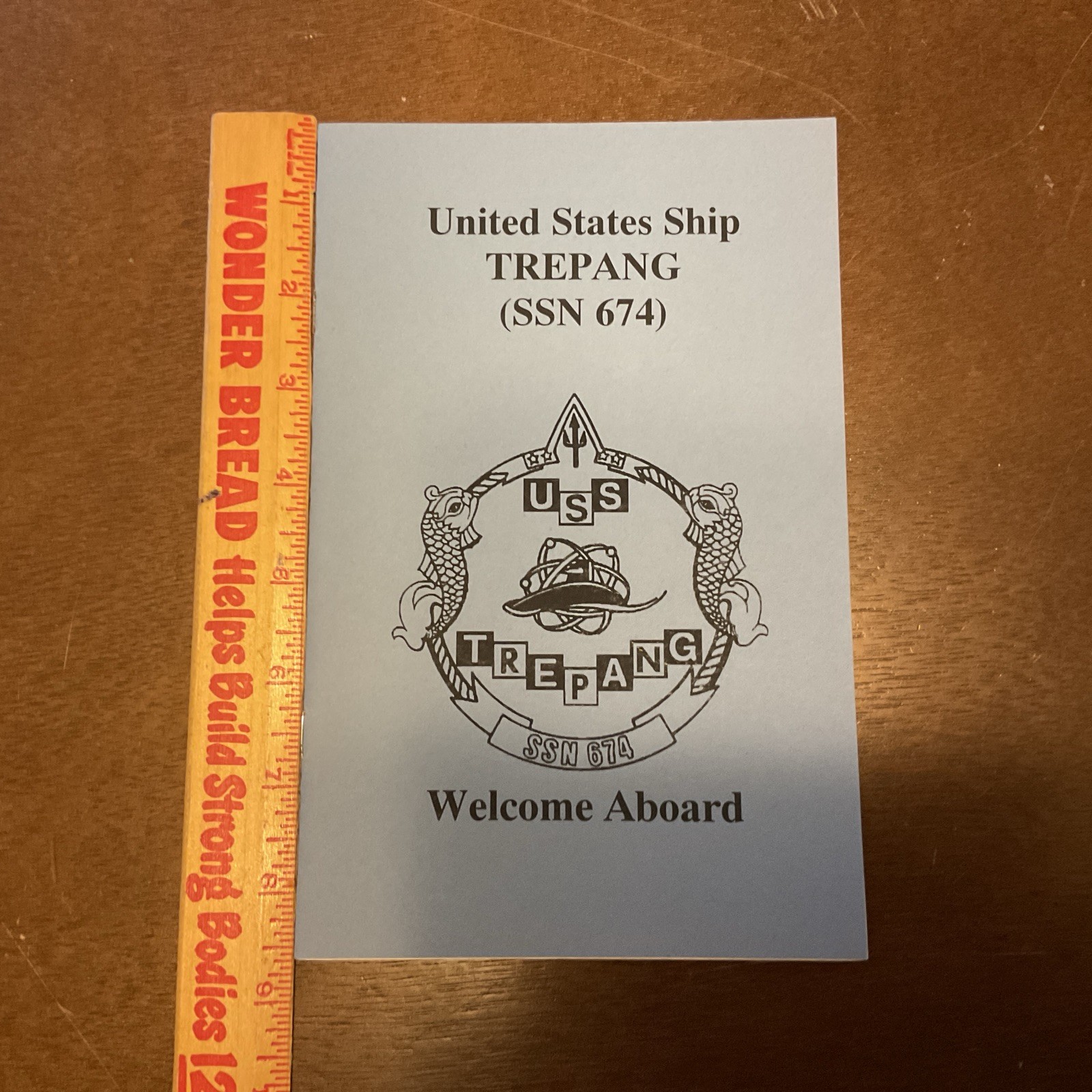 USS TREPANG SSN 674 Welcome Aboard Handout Pamphlet Vintage