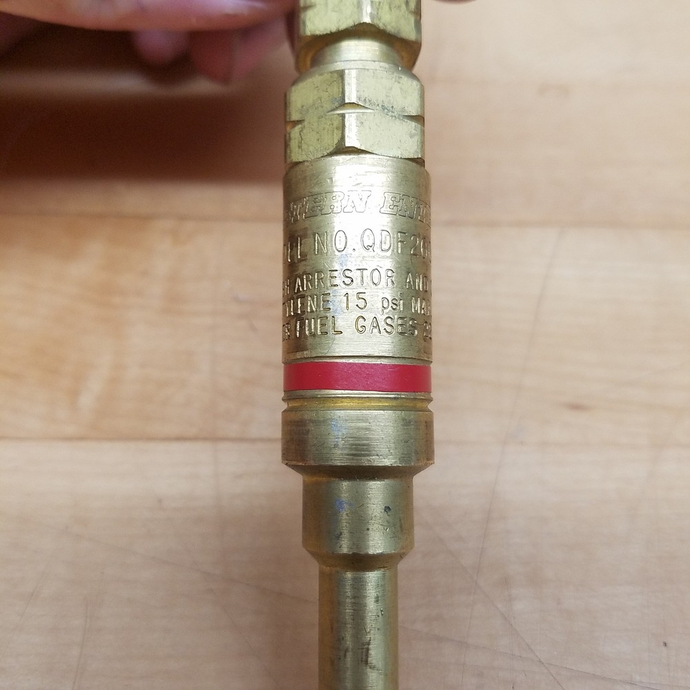 Western Enterprises QDF2009, Flash Arrestor and Check Valve. - USED