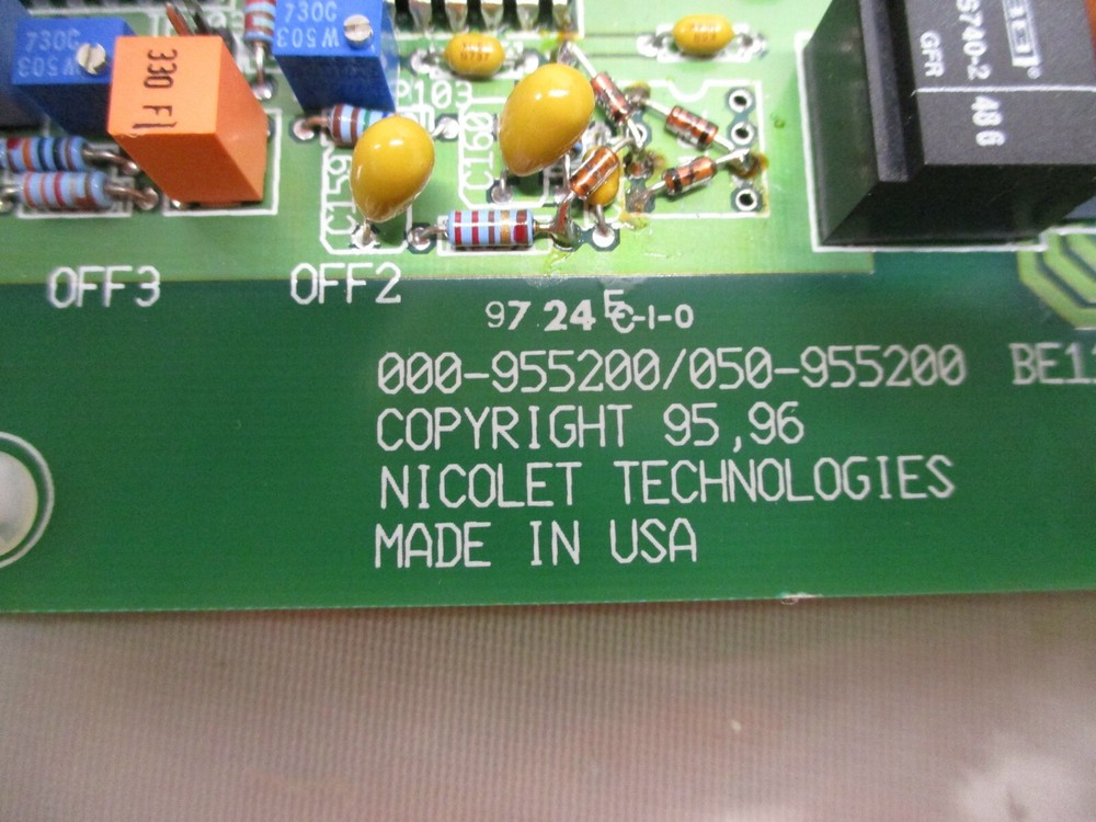 NICOLET TECHNOLOGIES BE1100CHN BE1101 BORAD PANEL NOS FREE SHIPPING
