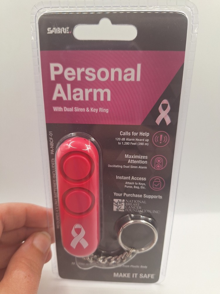 Sabre Personal Alarm Pink