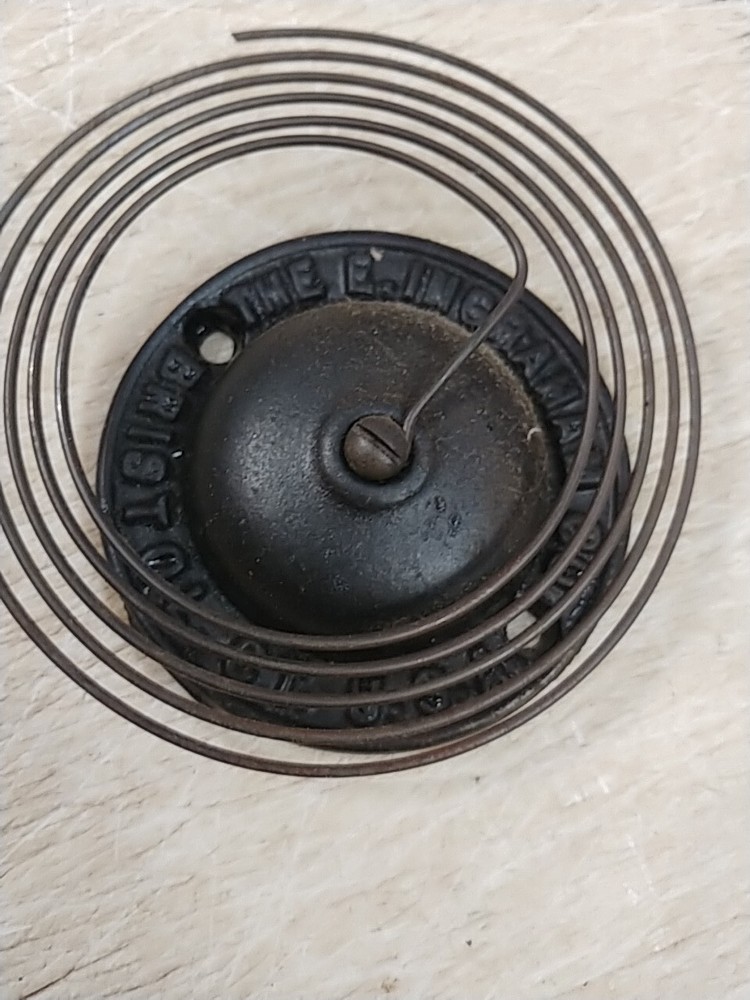 INGRAHAM PARLOR CLOCK COIL STRIKE GONG
