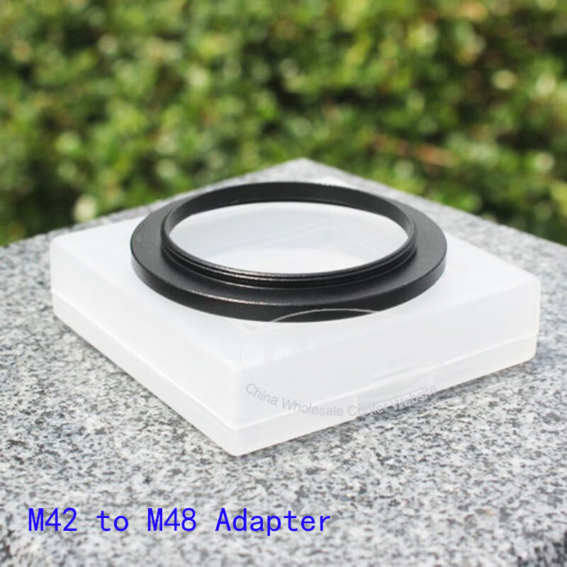 M42 M48 *0.75mm Thread Adapter Ring 10A Industry C-Mount Lens Stereo Microscope