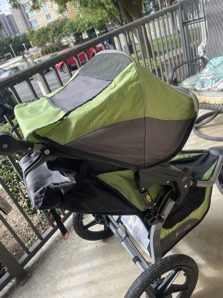 bob revolution stroller Single Green Gray