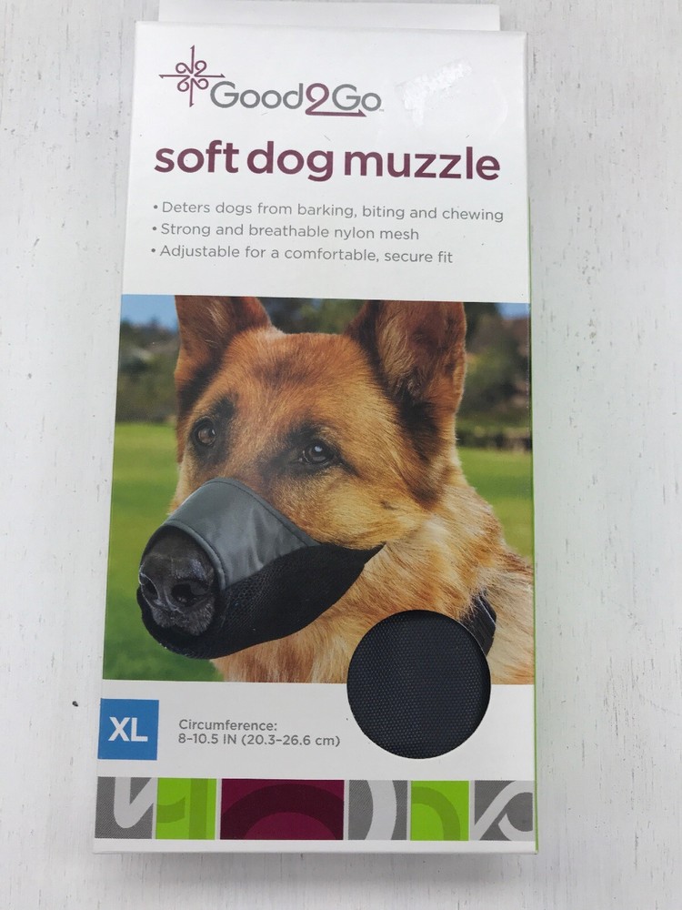 Good2Go Soft Dog Muzzle Soft Nylon Mesh Breathable