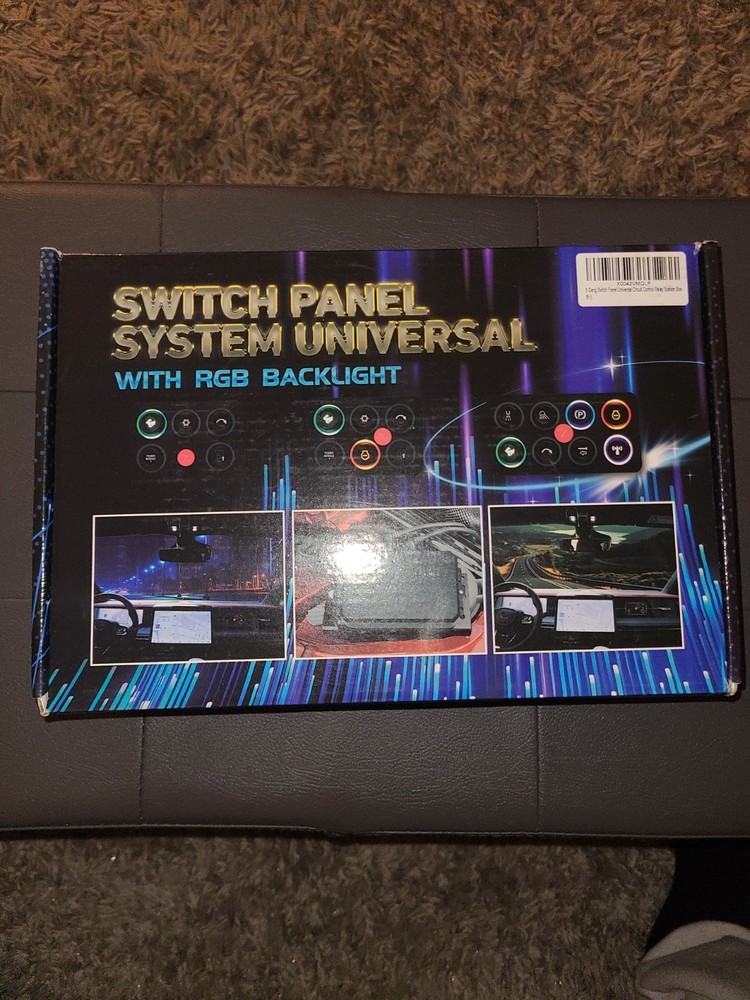 MaySpare Switch Panel Upgraded Multicolored Toggle Momentary Pulse Switch...