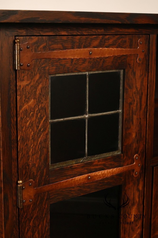 Warren Hile Studio Mission Oak Drop Front Desk