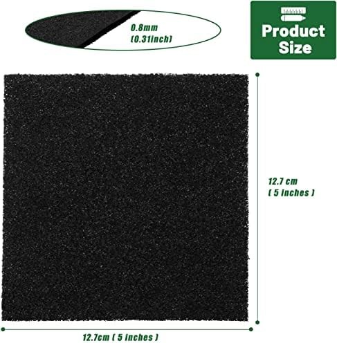 Compost bin replacement carbon filter sheets