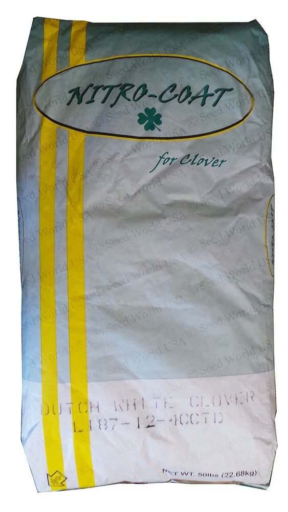 White Dutch Clover Seed 3 Lbs. - 1/2 Acre Coverage (NON-GMO)