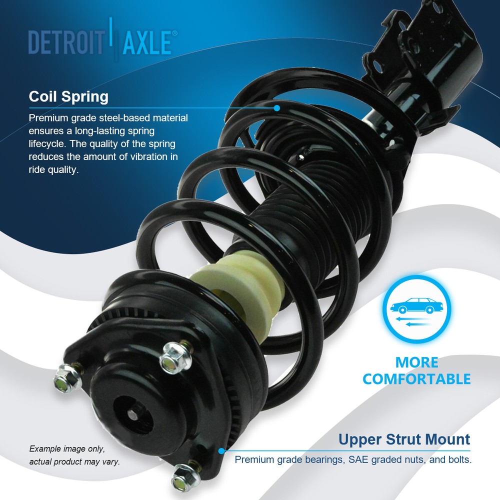 Complete Front Struts w/ Coil Spring Assembly for 2009 - 2019 Dodge Journey V6