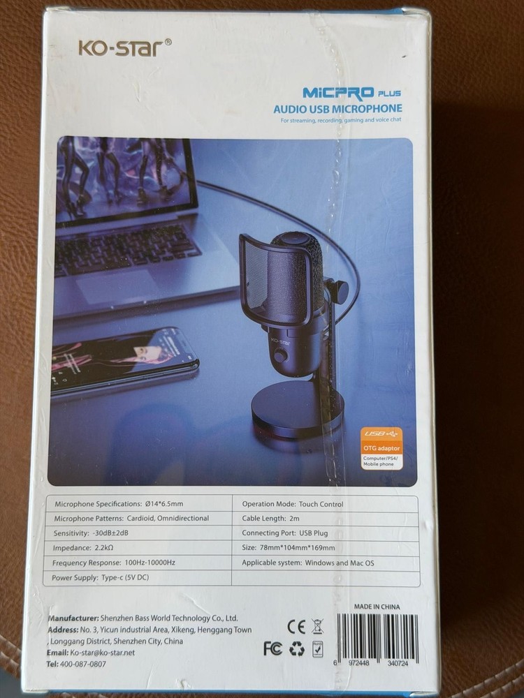 Pro USB Microphone for PC/PS5/Mac - Gaming, Streaming & Podcast Studio Mic with