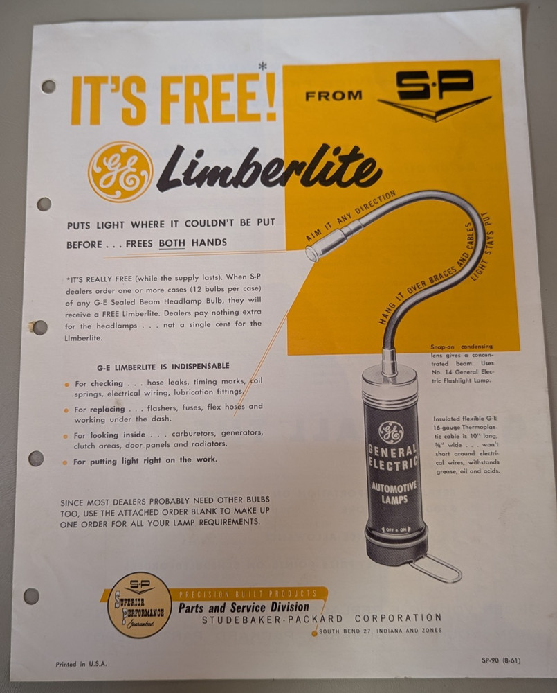 Studebaker Accessories Limberlite Flyer