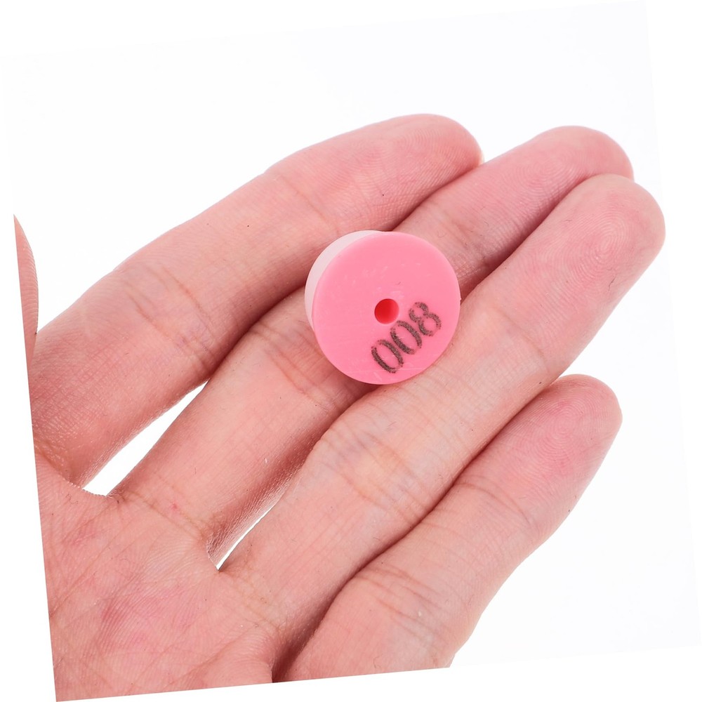 100Pcs Rabbit Ear Tags Numbered Identification for Animal Tracking Farm & Ran...