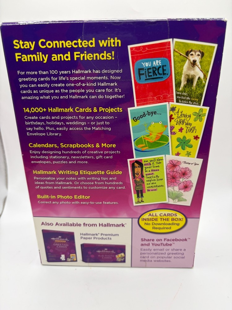Sealed 2013 Hallmark Card Studio Deluxe Software Self Personalization Suite
