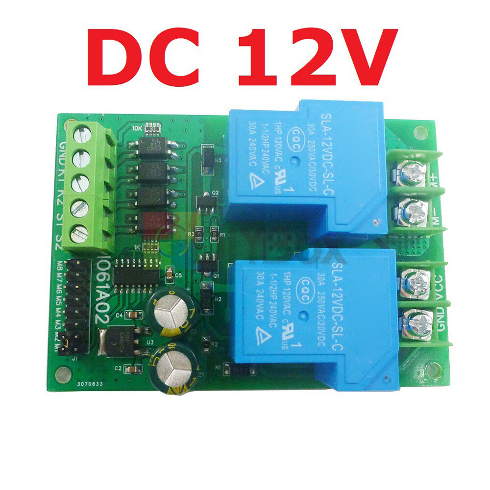 30A DC 12V/24V Motor Controller Relay Module Forward Reverse Control Board New