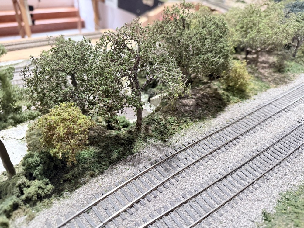 Five Model Railroad Scenery Diorama & Foreground Quality Trees