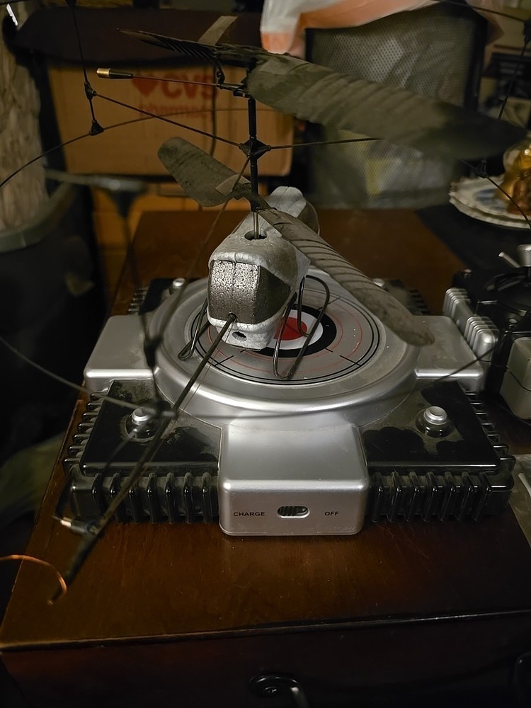Radio Shack Spin Blade Helicopter For Parts Missing Charger