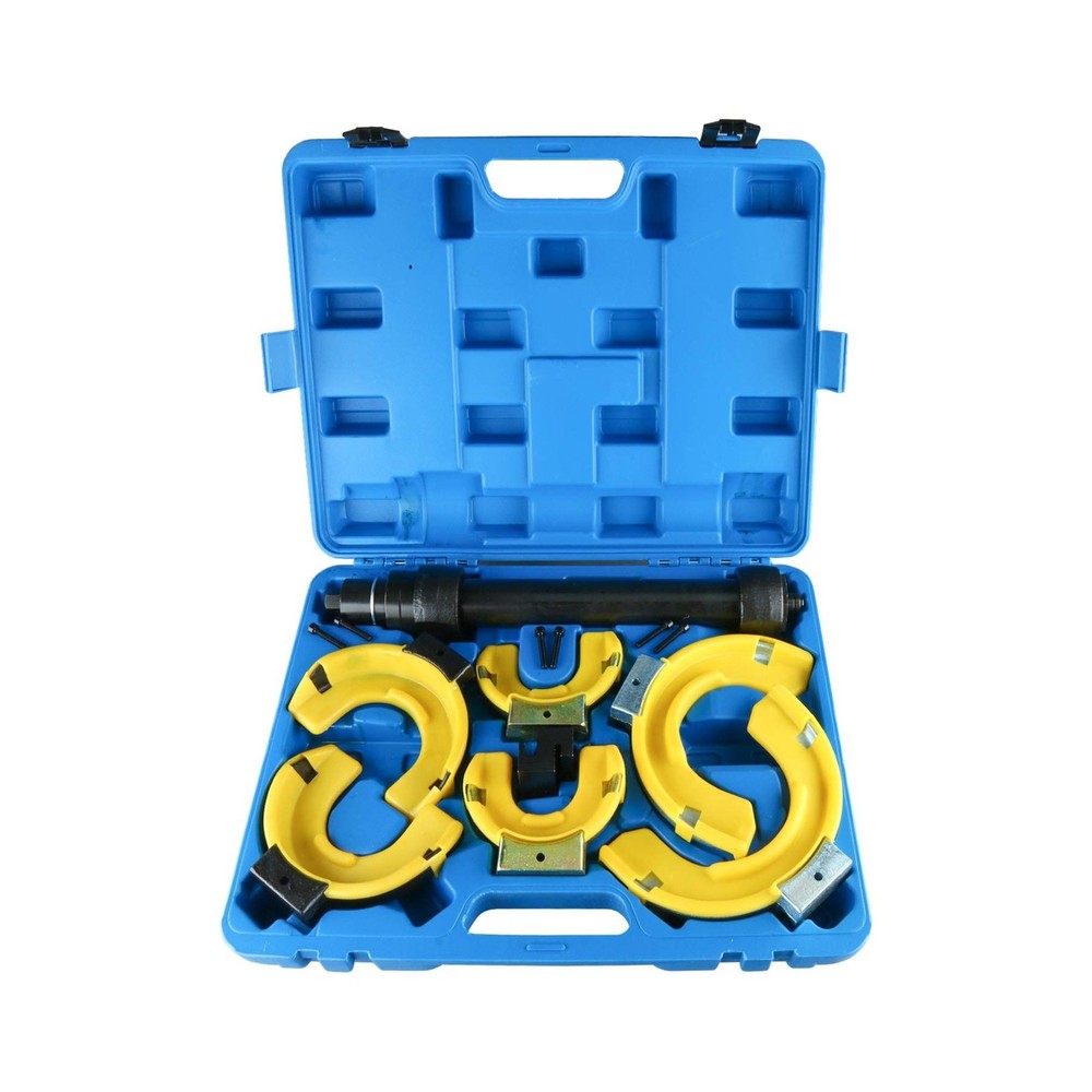 8MILELAKE Macpherson Strut Spring Compressor Kit Interchangeable Fork Coil Ex...