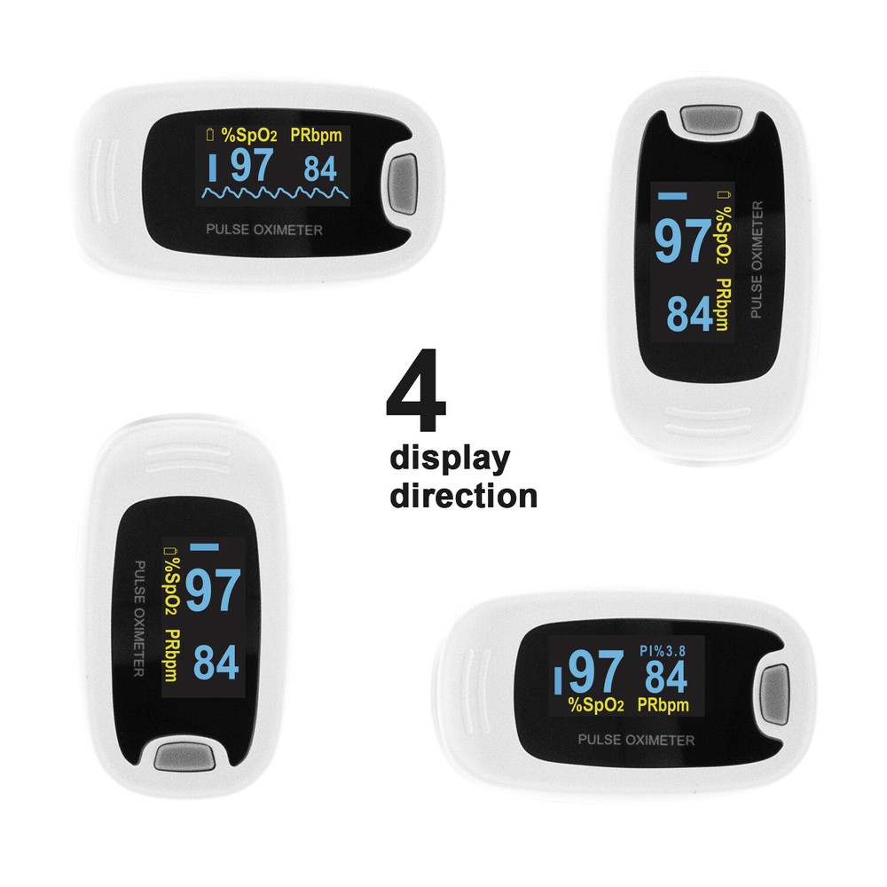 TFT Oximeter Finger Pulse Oximeter Digital Oxygen Meter Clip Spo2 Pr Sensor OLED