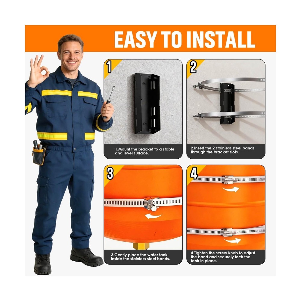 Expansion Tank Mounting Bracket for Hot Water Heater -Thermal Expansion Tank ...