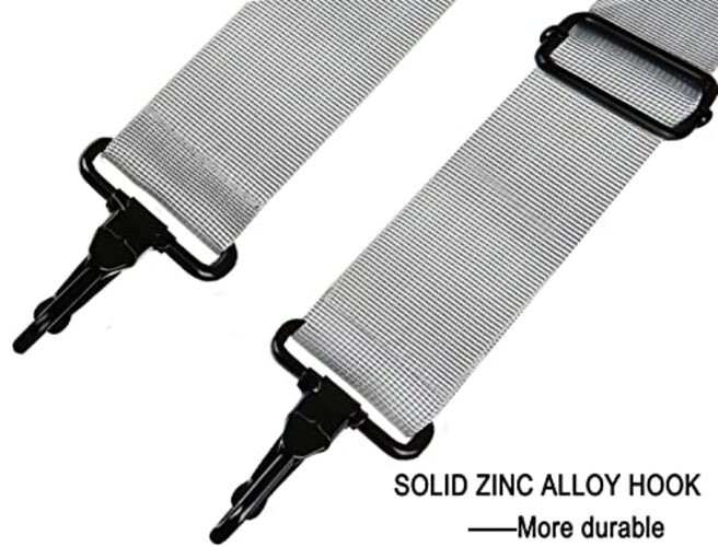 Shoulder Strap, Durable 55" Universal Replacement Laptop Shoulder Strap, Grey