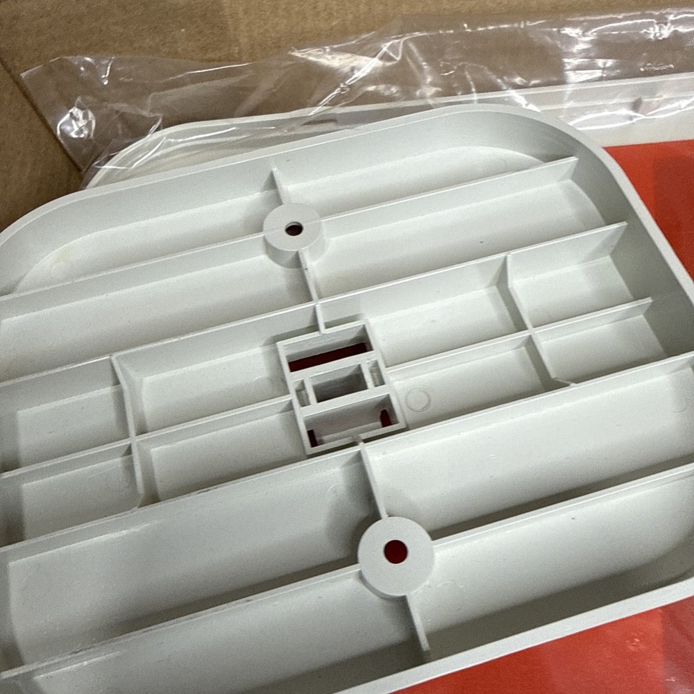 Simkar Slimline LED Exit Sign Combo Red Light Emergency Dual Voltage White