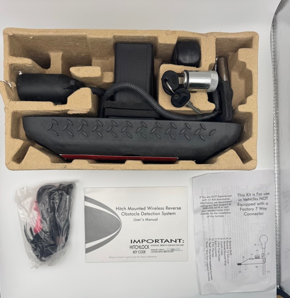 Dolphin Wireless Trailer Hitch Reverse Sensing System SonarStep Backup Assist