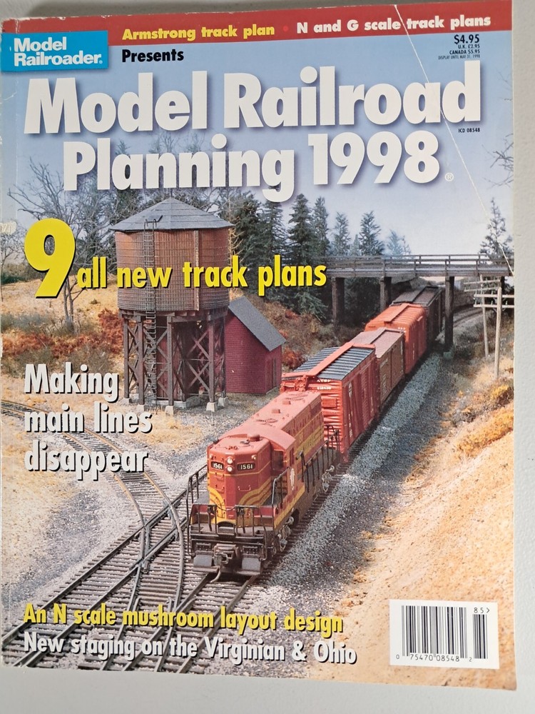 Model Railroader Model Railroad Planning 1998