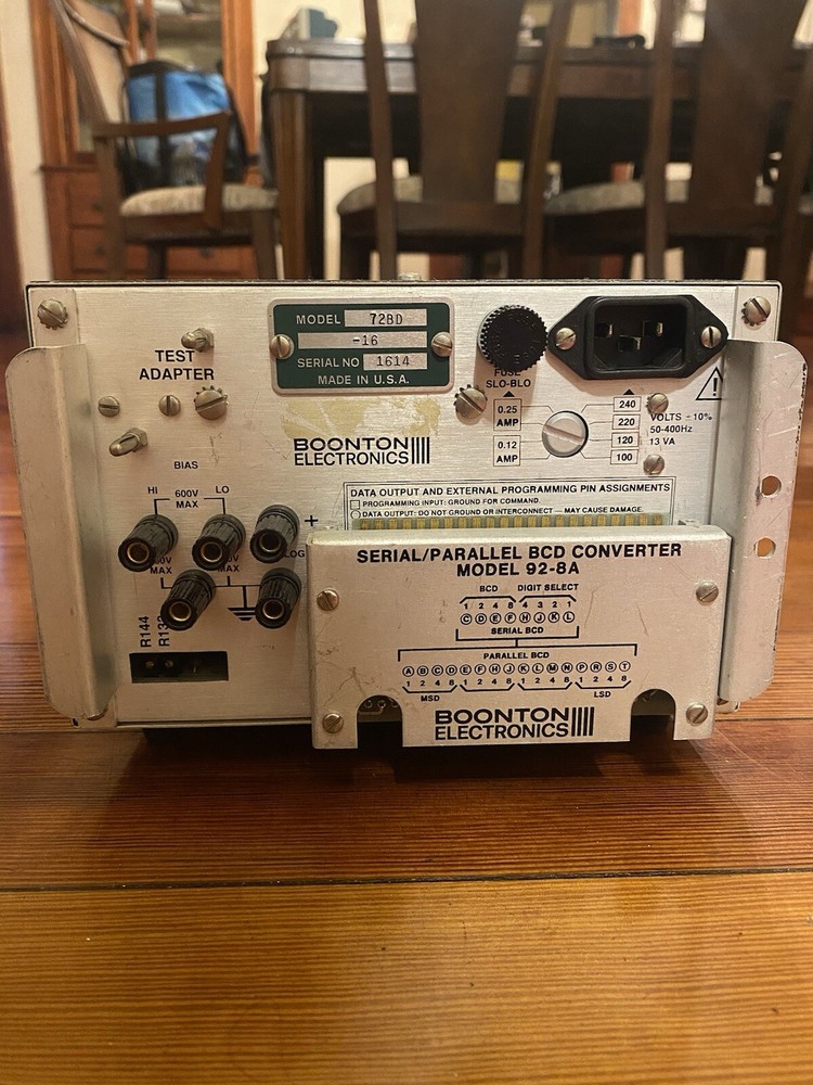 BOONTON ELECTRONICS Capacitance Meter Model 72BD