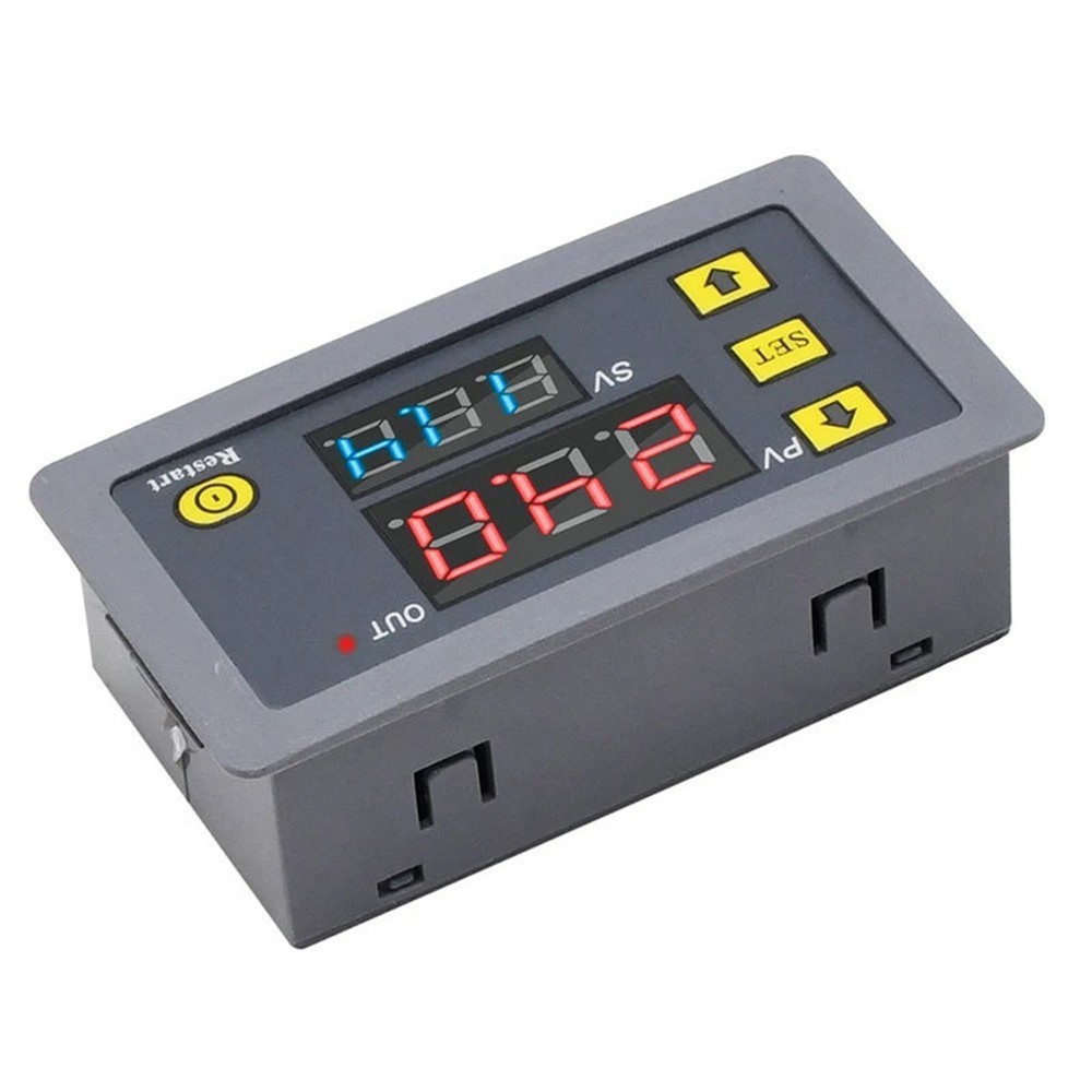 110220V Programmable Digital Time Relay Cycle Delay Module with LED Display