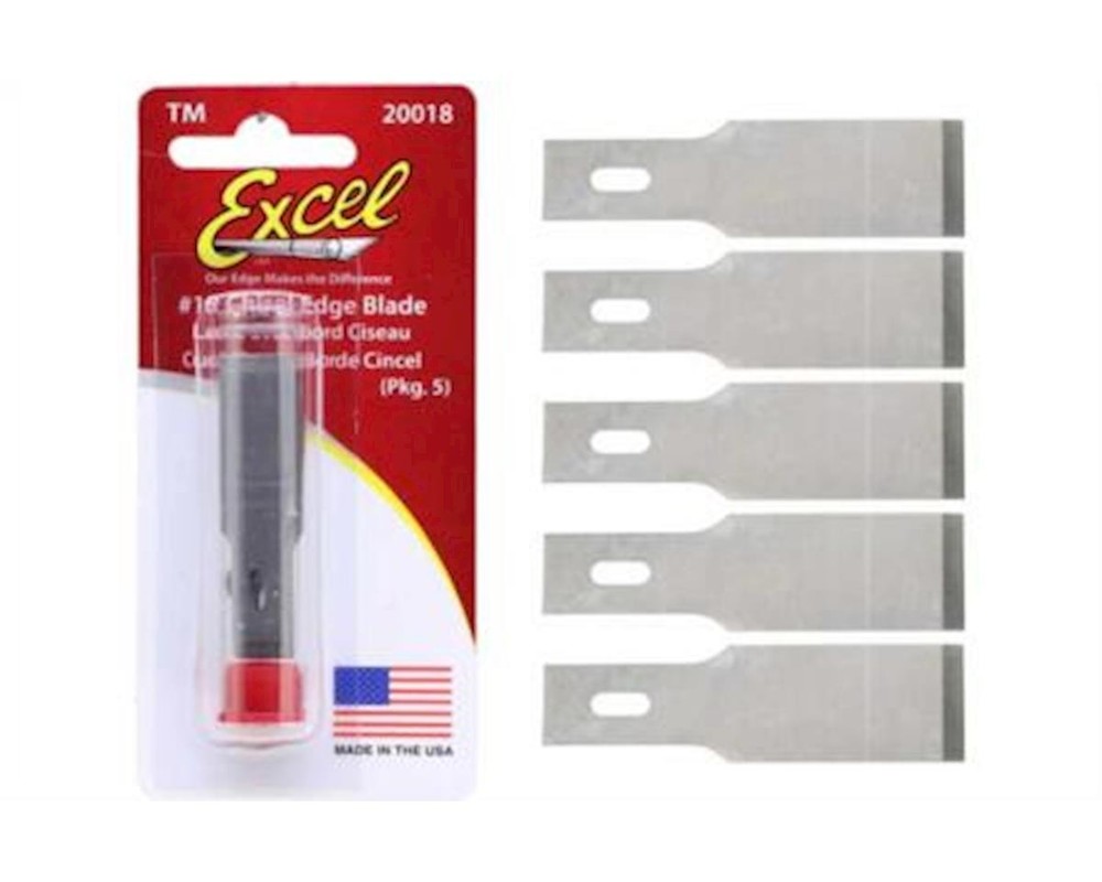 Excel #18 Wood Chisel Replacement Blades (5) [EXL20018]