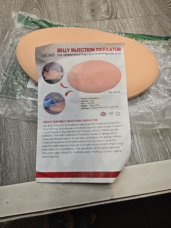 Belly Injection Simulator, Subcutaneous Injection Training Pad, Injection