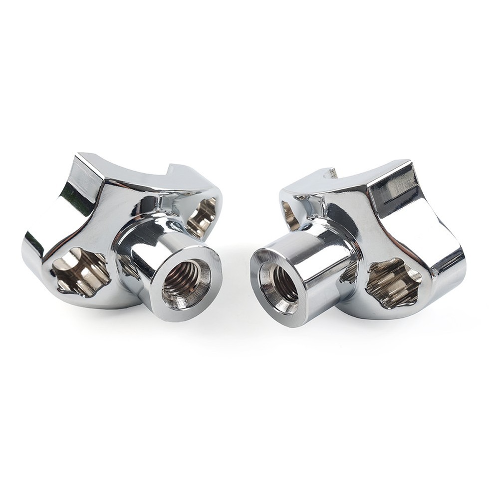 1.7 Tall Handlebar Risers For Harley Softail Dyna Street Bob