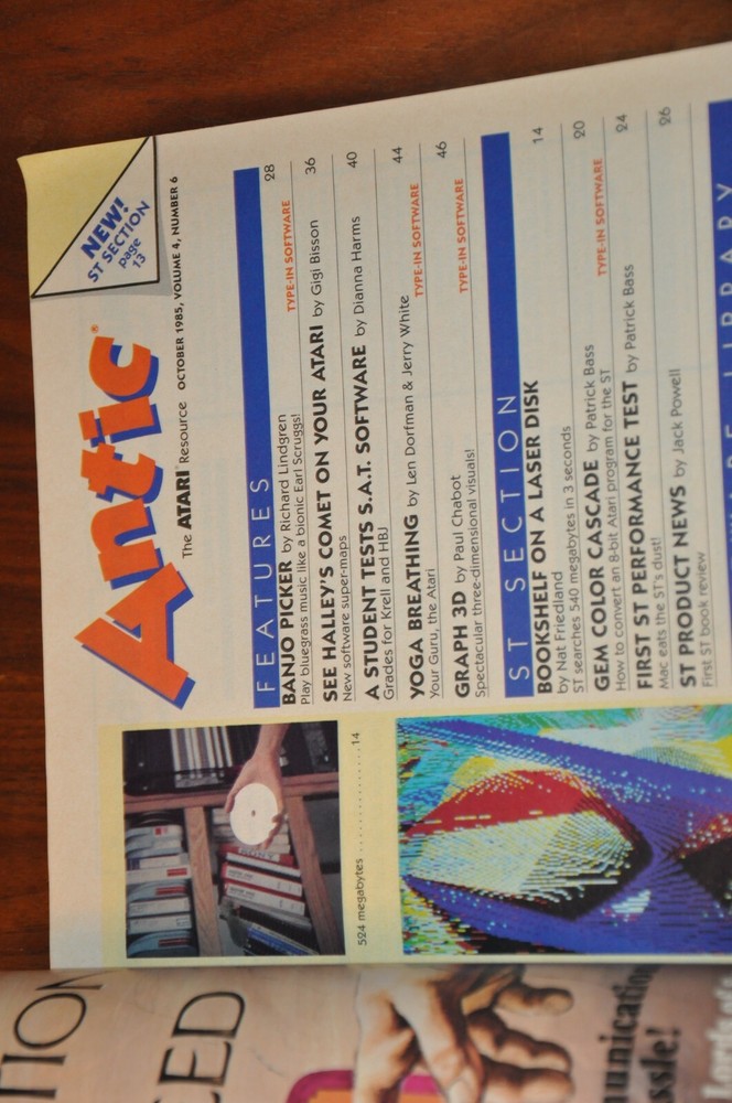 Antic Magazine, the Atari Resource (October, 1985) Vol 4, #6