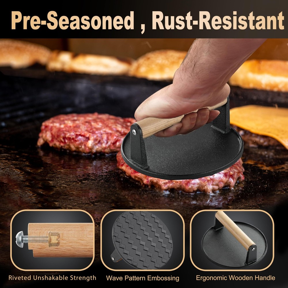 Griddle Accessories Kit set 238PCS Premium BBQ Tools with Case Black