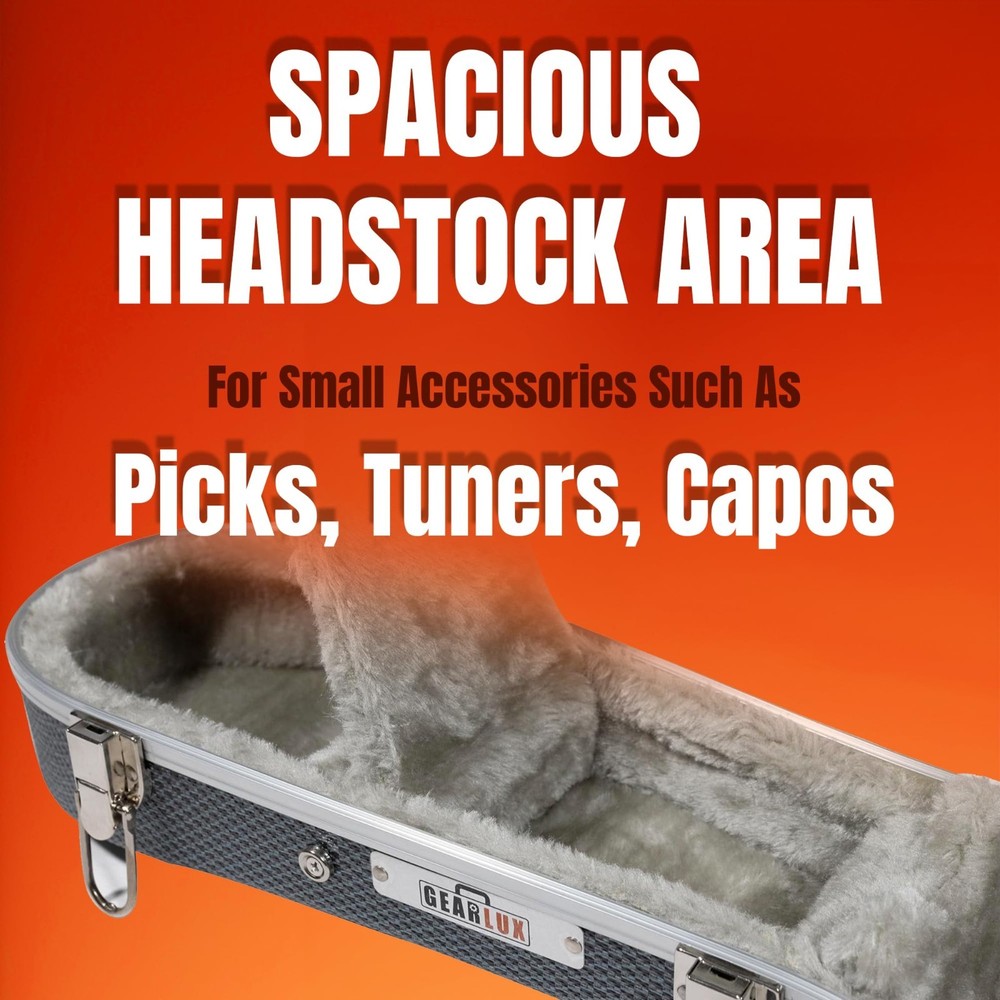 Gearlux UC500-B Baritone Ukulele ABS Case