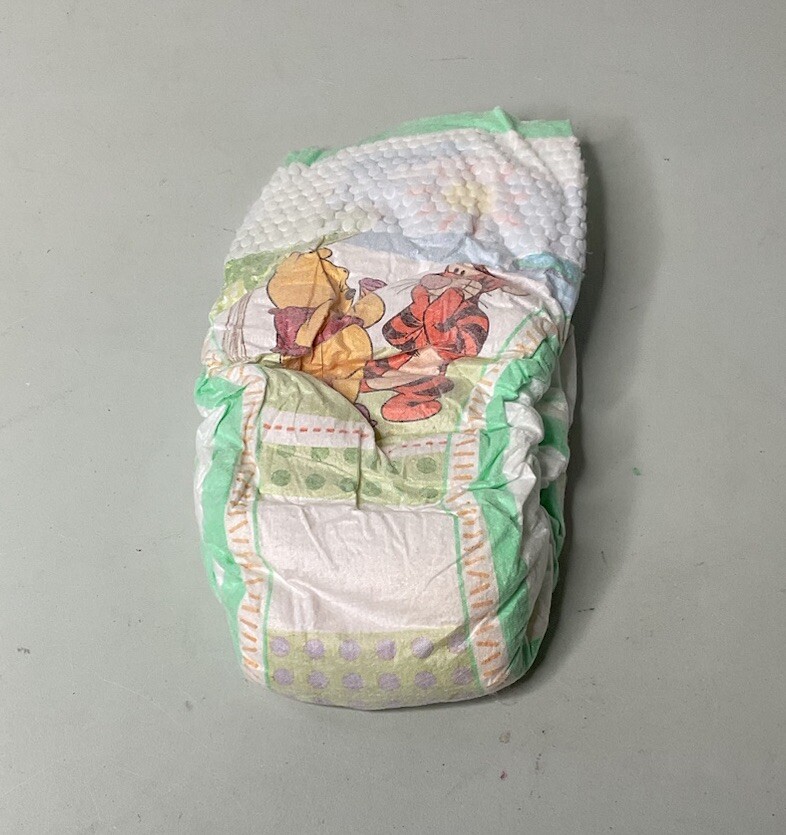 One Huggies Diaper Size 5 Vintage