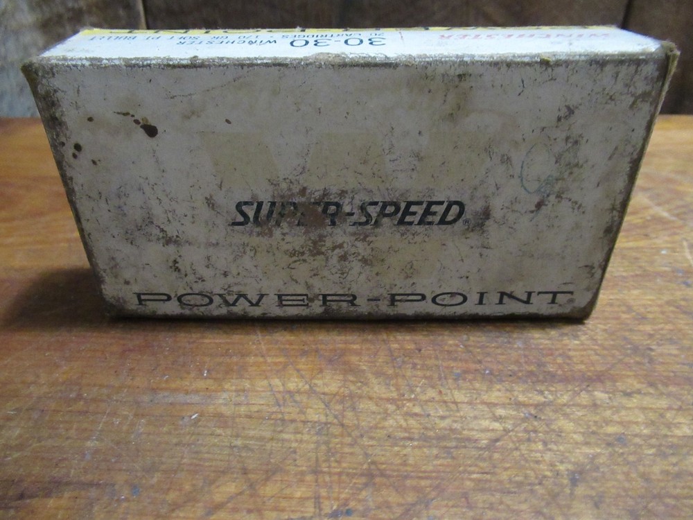 Empty Ammo Box 30-30 Winchester Power-Point with insert