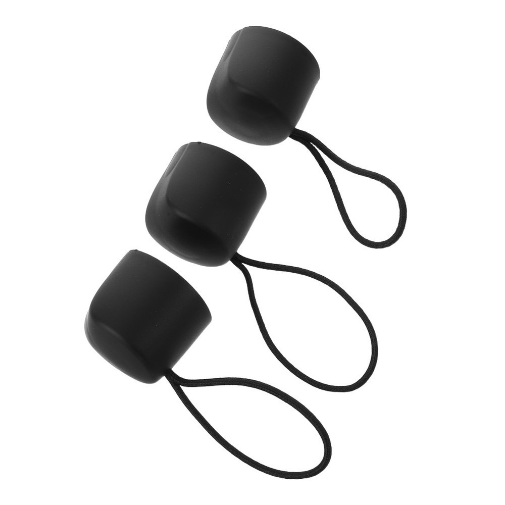 3 PCS Umbrella End Cap with Strap Grip Sleeve Matte Handle Replacement