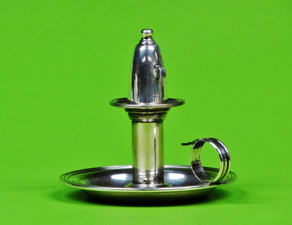 Sterling Silver Art Deco Table Lighter / Snuffer By KINGSTON STERLING