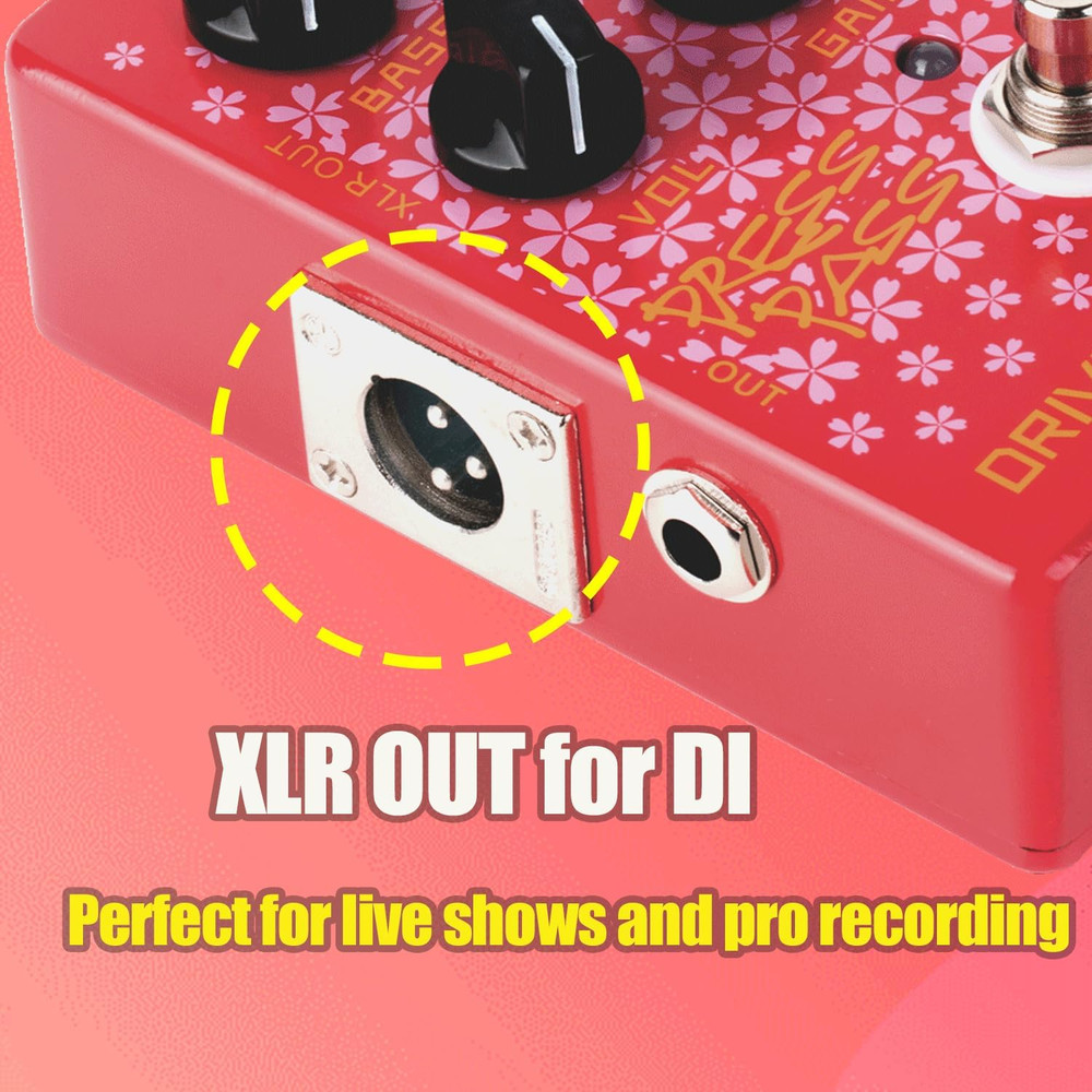 CP-59 Driver Bass Effect Pedal with Bass Amp DI Function
