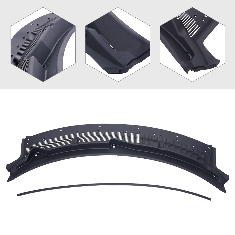 Top Windshield Cowl Grille Front Panel+Sealing Strip for 2011-2019 Ford Explorer