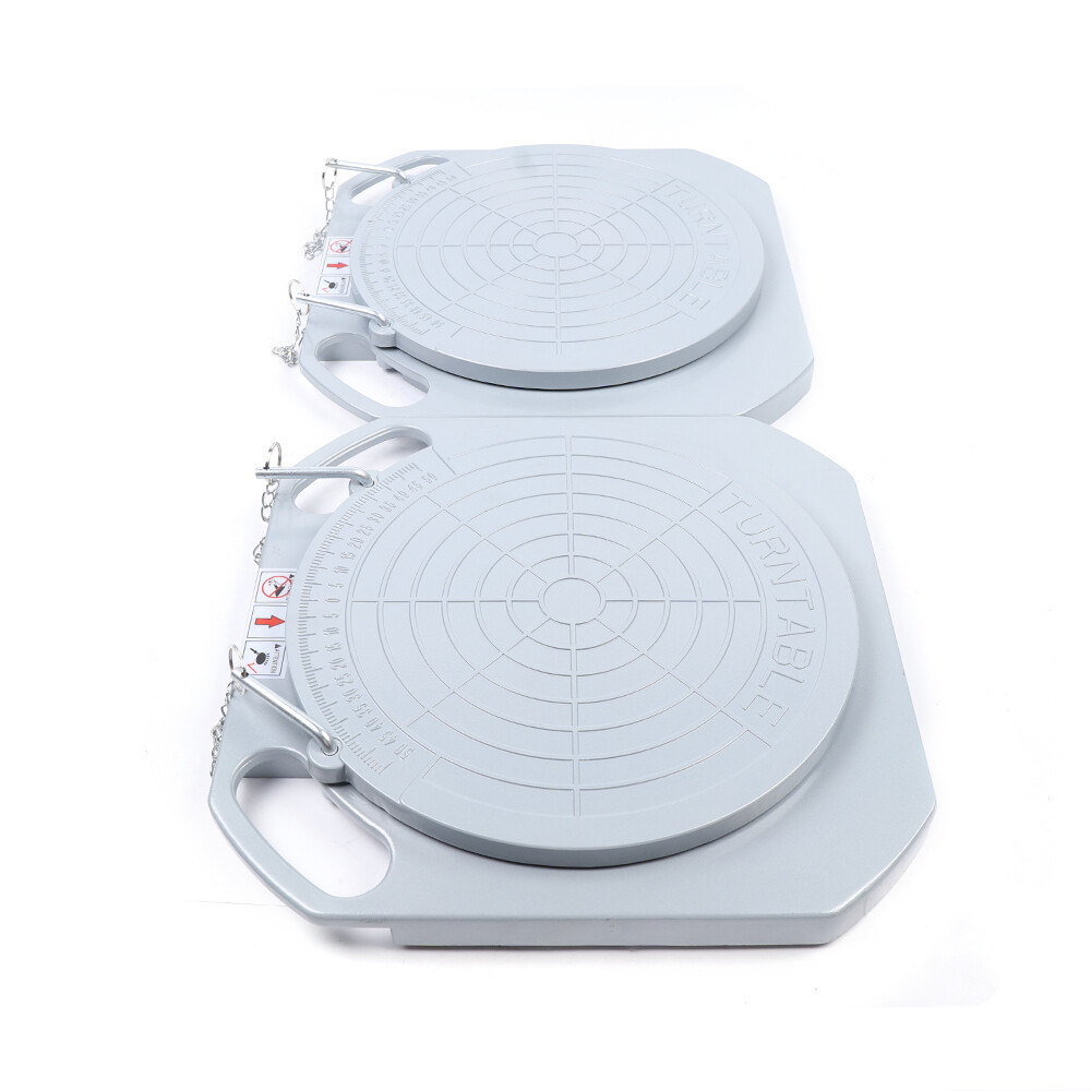 2 x Car Wheel Front End Alignment Turn Plates Alignment Turntable Plate Tool