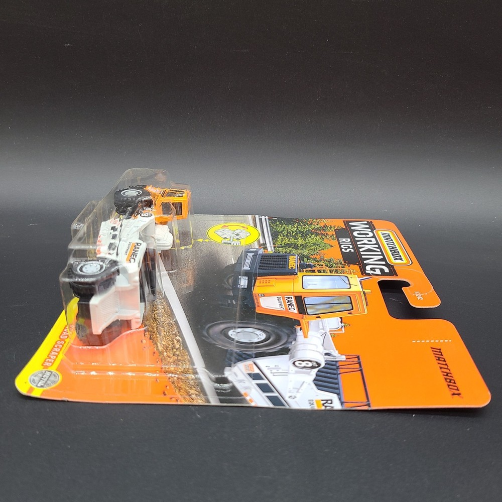 Matchbox 2021 Working Rigs ROAD SCRAPER 5/16 Metal